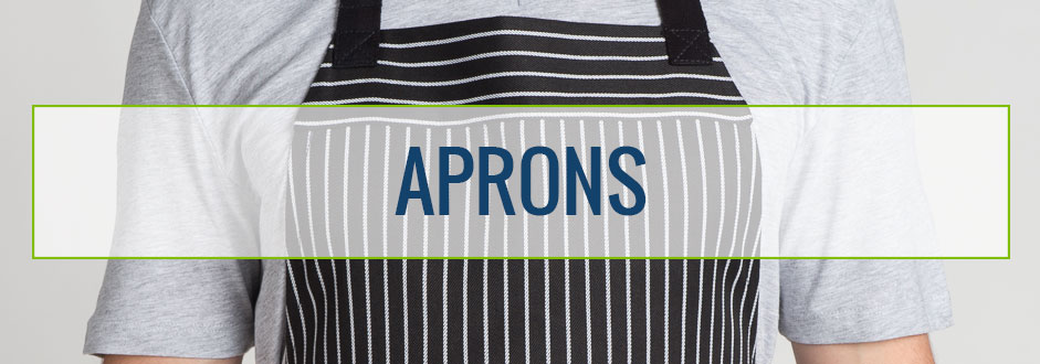 Shop Aprons - Cross-back Mini Waist Patterned Aprons 