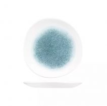 Churchill Stonecast Trace Organic Round Plate-210Mm Topaz Blue Box Of  - 12