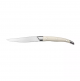 Cavalier Lacrox Steak Knife White Handle - 242mm