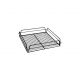 Trenton 30605-BK Glass Basket-Square Black