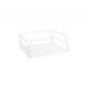 Trenton 30607 Glass Basket-Square White