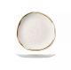 Churchill Stonecast Trace Organic Round Plate-210Mm - Barley White (Box Of - 12)