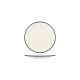 JAB Vintage Cream / Blue Rim Round Plate 190mm