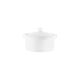 Vitroceram Casserole Dish With Cover 157x106mm / 550ml White