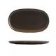 Moda Porcelain Earth Oval Coupe Plate-355X215Mm  Box Of  6