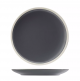 Trenton Utopia Forma Charcoal Round Coupe Plate - 