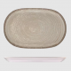 ID Fine Mocha Oval Platter 370mm