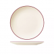 Trenton Modest Maroon Round Coupe Plate - 270mm