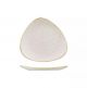 Churchill Stonecast Triangular Plate-229Mm - Barley White (Box Of - 12)