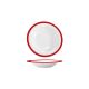 Royal Porcelain Maxadura Resonate Round Bowl 235mm / 450ml (M9511) Red Inner Band