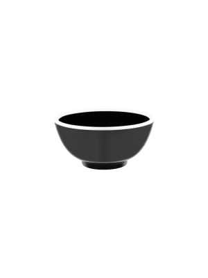 JAB Vintage Black / White Rim Round Bowl 175x80mm / 1100ml