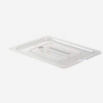 Kitchen Knock Gastronorme Pan Lid - PolyCarbonate 1/2 - Clear - Notched