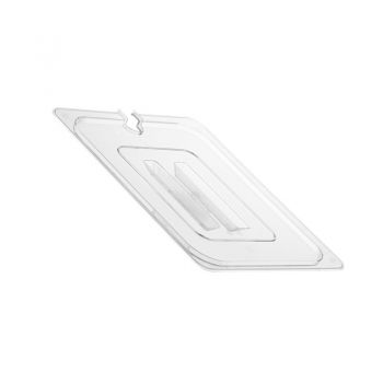 Kitchen Knock Gastronorme Pan Lid - PolyCarbonate 1/1 - Clear - Notched