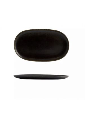 Moda Porcelain Earth Oval Coupe Plate-305X 180Mm  Box Of  6