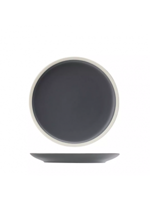 Trenton Utopia Forma Charcoal Round Coupe Plate - 210mm