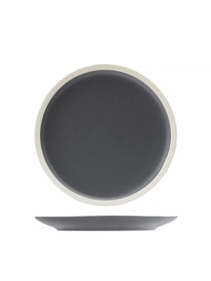 Trenton Utopia Forma Charcoal Round Coupe Plate - 240mm