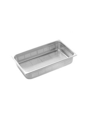 Pujadas PG112002 GASTRONORM PAN-18/10, 1/1 SIZE 200mm, PERFORATED