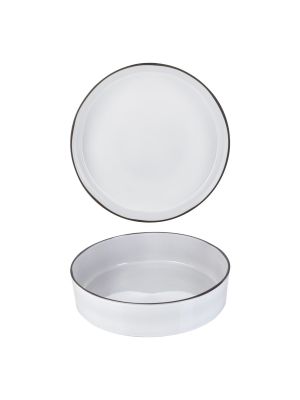 Revol Caractere White Cumulus Salad Bowl 325mm