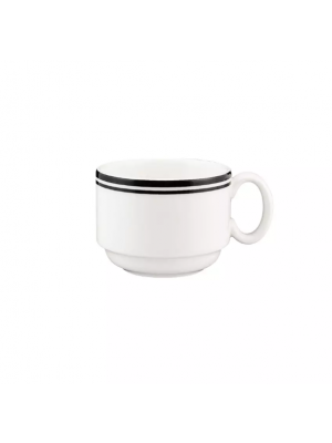 FLINDERS CRU ABLEWARE STACK CUP 240ML SINGLE HANDLE