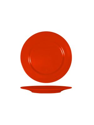 Superware Red Round Plate with Flat Rim 254mm